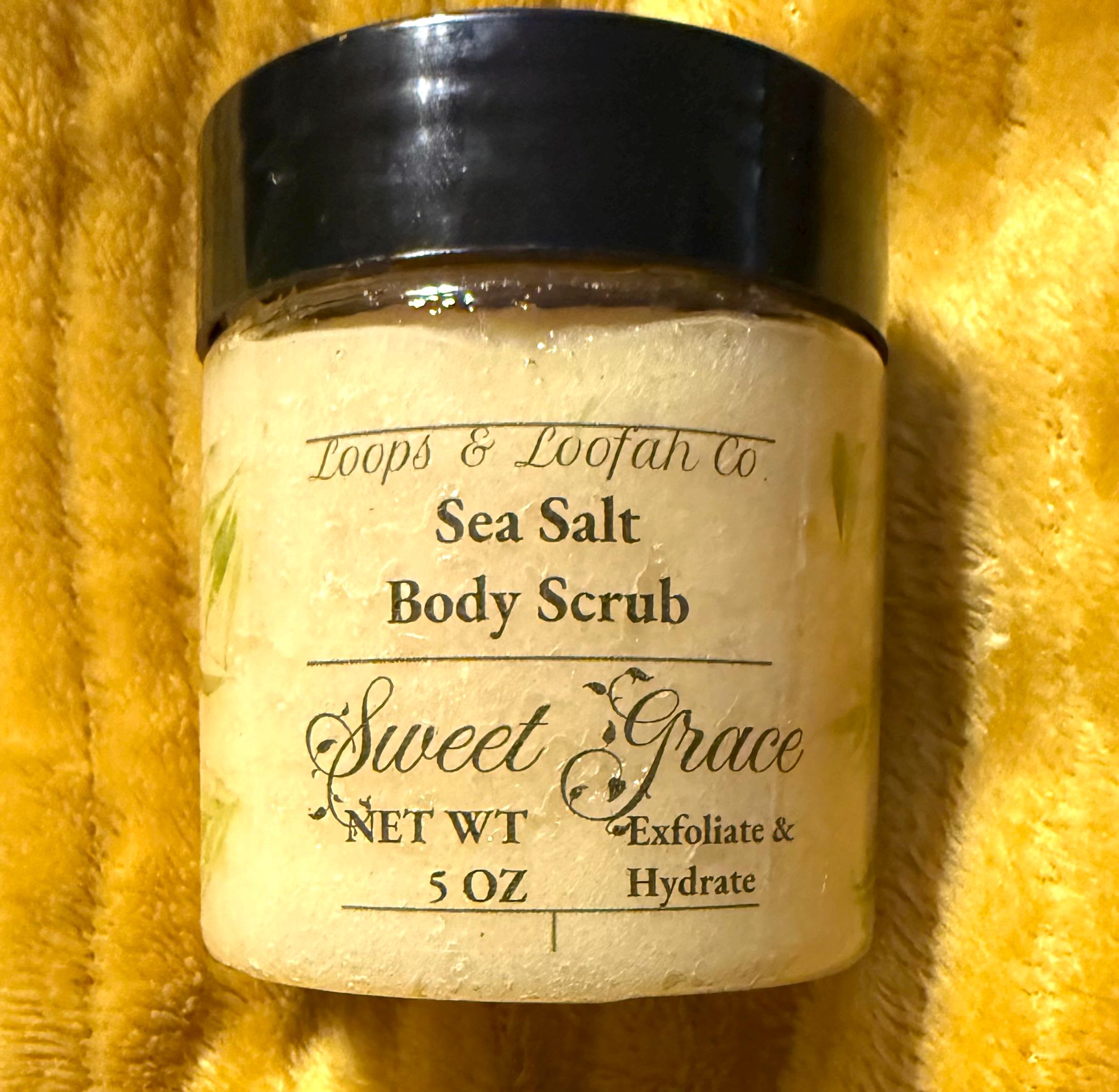 Sea Salt or Sugar Body Scrub - Natural Exfoliating Spa Treatment