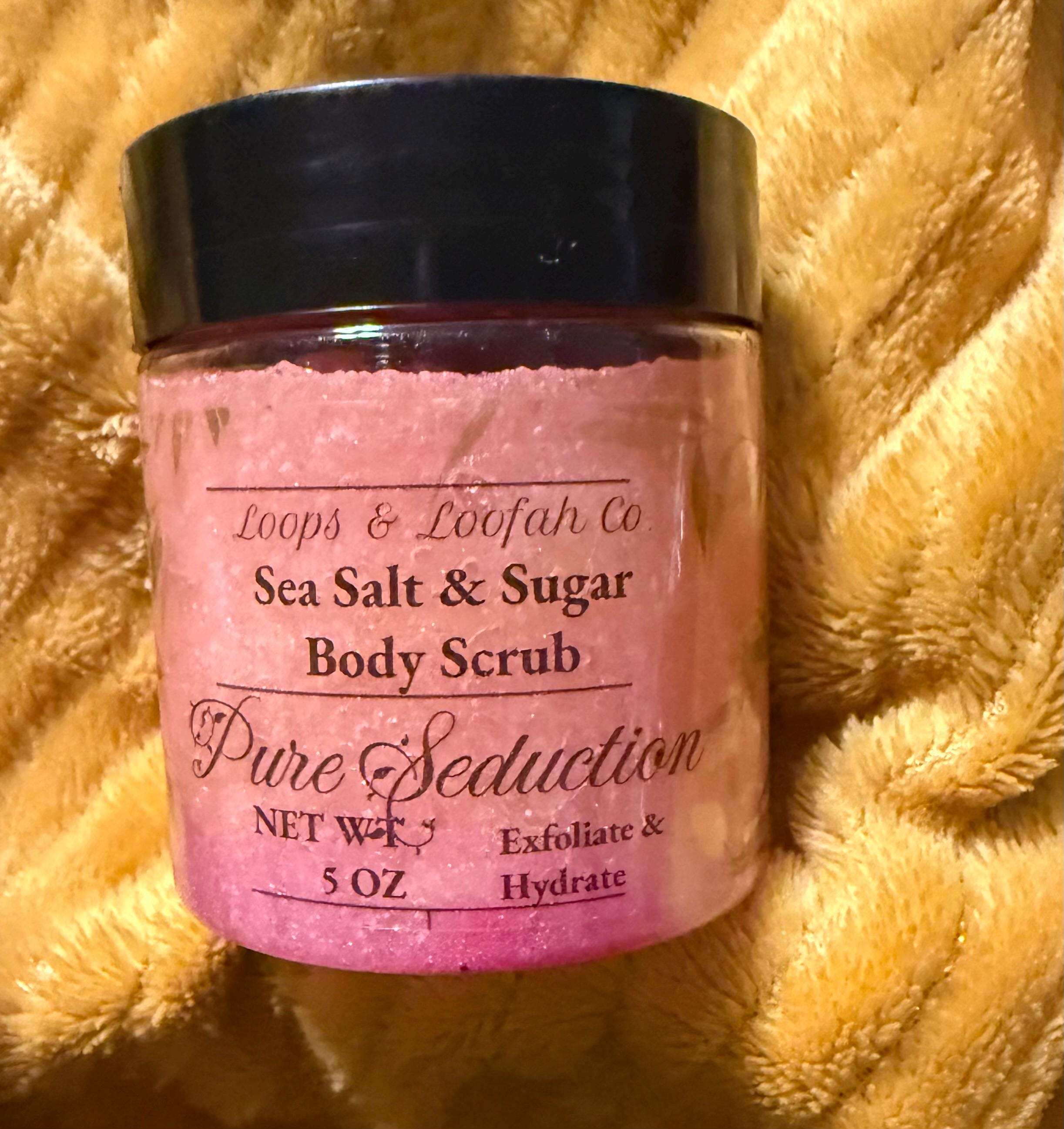 Sea Salt or Sugar Body Scrub - Natural Exfoliating Spa Treatment