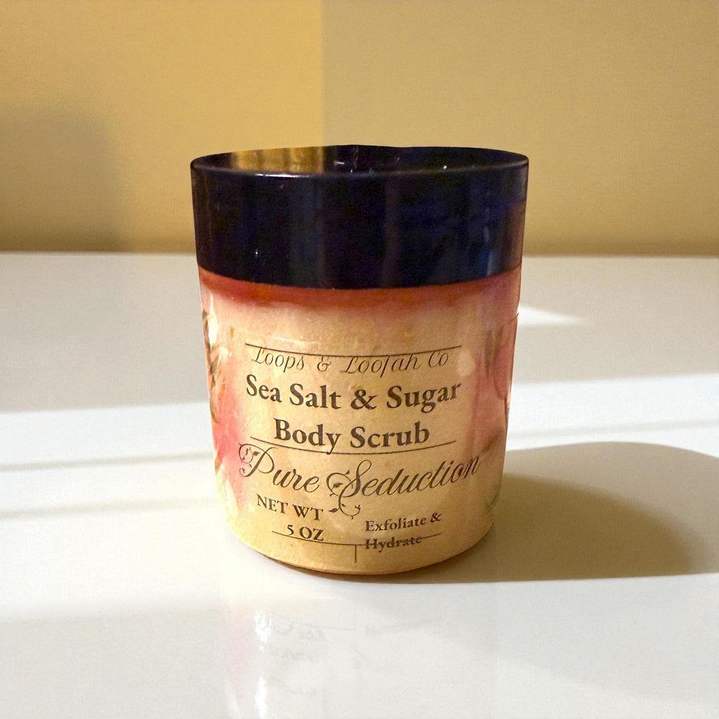 Sea Salt or Sugar Body Scrub - Natural Exfoliating Spa Treatment