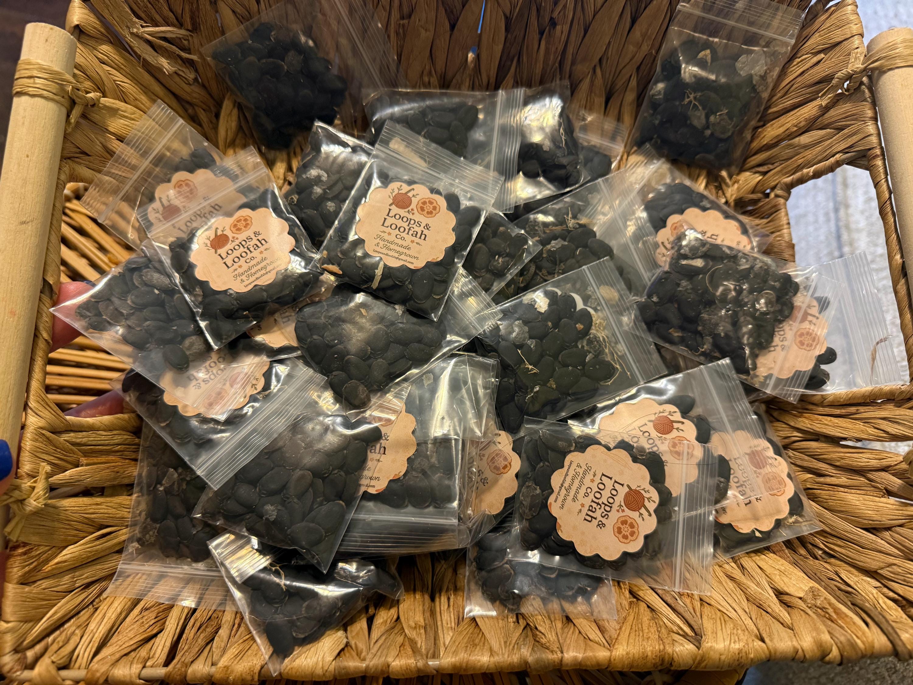 Organic Loofah Seeds - 50+ Heirloom, Non-GMO Seeds with Growing Instructions